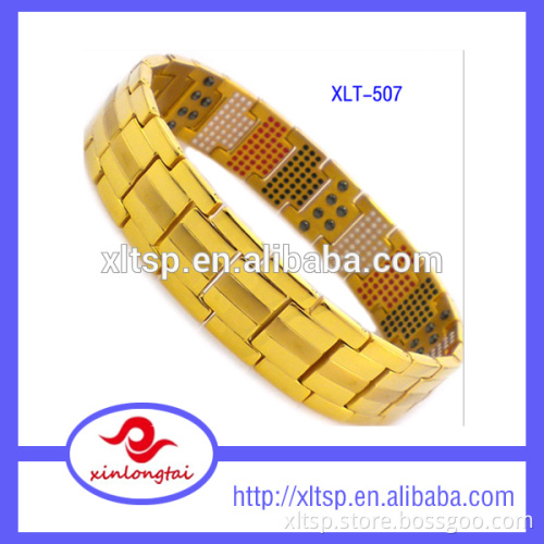 2017 Fashion Titanium Magnetic Bracelet 4 in 1 Germanium Energy Bio Magnetic Bracelet